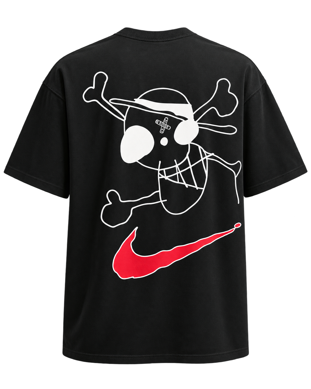 Nike x One Piece Graphic T-Shirt Black talla M parte trasera